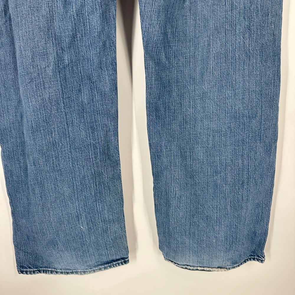 Polo Jeans Company‎ Thompson Loose Fit Mens Blue Denim Jeans 40x30 Skater Pipe - Picture 9 of 14